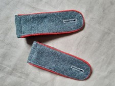 Paire pattes d'épaule troupe artillerie WH armée allemande 1939-1945