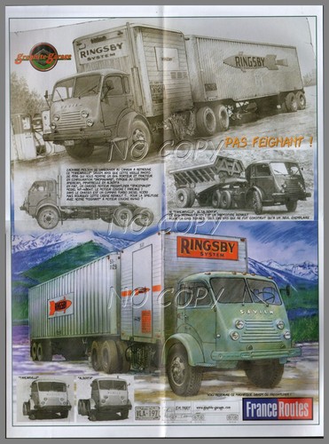 Poster camion rétro saviem - poster,