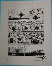 FRANQUIN - TRES RARE SERIGRAPHIE LITHOGRAPHIE - HS (Hors Série) 21/100 SIGNEE
