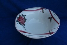 Très grand saladier  ancien Digoin Sarreguemines LA ROSE