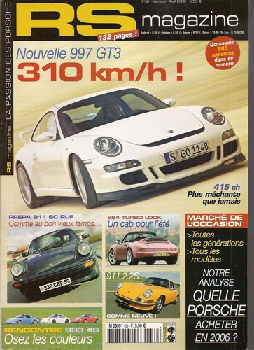 Magazine porsche 997 gt3 - 58,