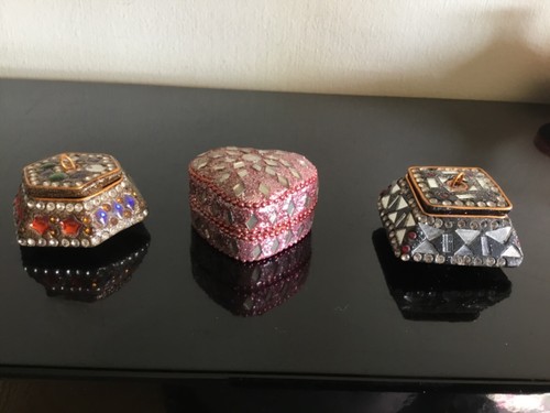 Petites boites inde miroirs - 3,