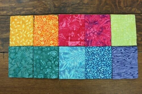 Tissu coton batik pré - tissu,