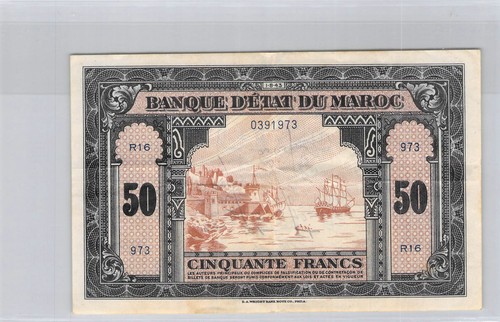 Maroc francs 1943 r - maroc, r.16