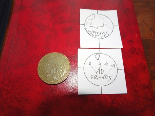 France pièce fautée 10 f - france,
