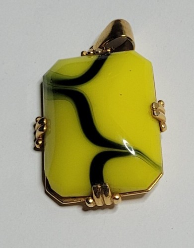 Pendentif bijou verre - pendentif, en