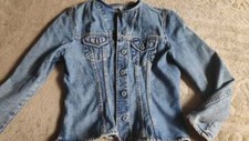 VESTE JEAN TEDDY SMITH 36 38 VINTAGE TBE Retro Jacket 