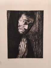Gravure Etching : Saint François par Michel CIRY 1965 Eau-forte