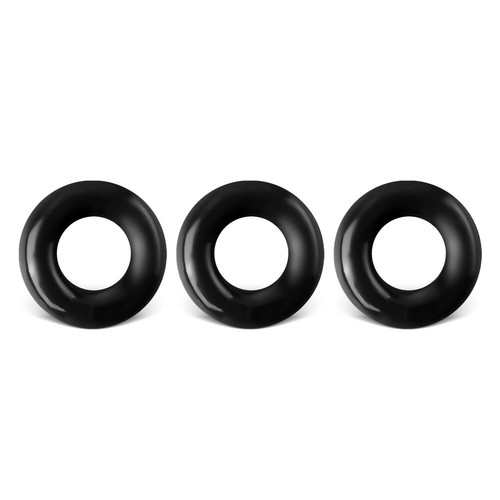 Donut triple cock ring 3 - ring, (3