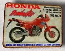 plaque métal vintage Honda