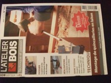 ** L'atelier bois n°161 Un banc d'agrément en chêne massif / affûtage du racloir