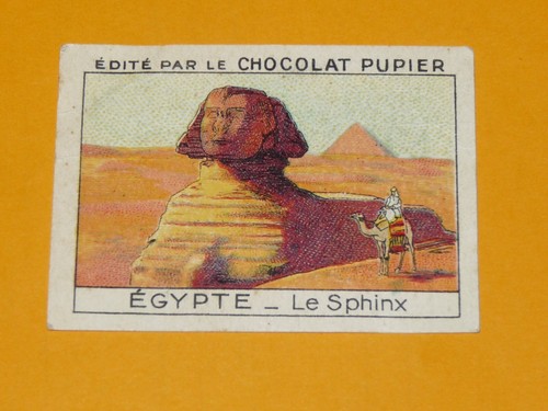 Chromo chocolat pupier afrique - chocolat,