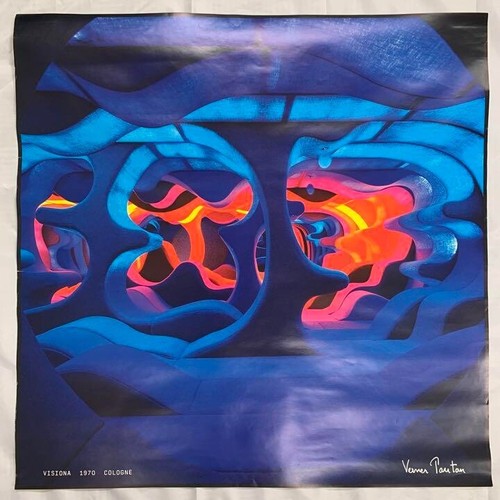 Verner panton vintage poster - vintage,