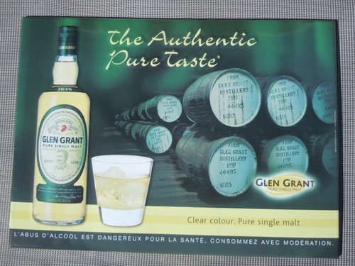 Tôle publicitaire glen grant - tôle,