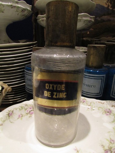 Ancien grand pot pharmacie - grand,