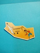 ANCIEN  MAGNET LE GAULOIS  CARTE DE FRANCE N° 80  SOMME