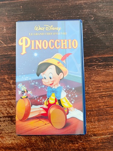Pinocchio vhs secam - pinocchio,