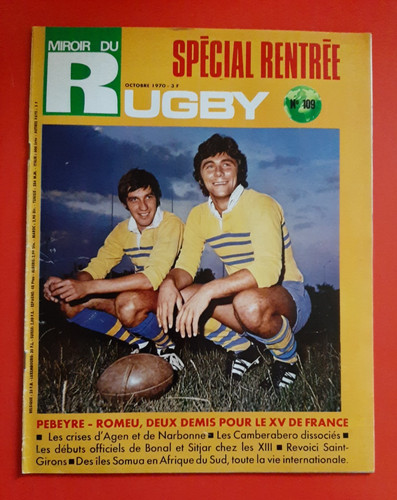 1970 miroir rugby 109 - du, n°109
