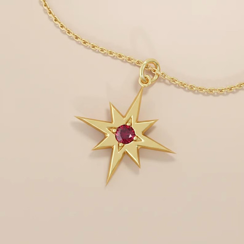 Pendentif étoile nord - pendentif,