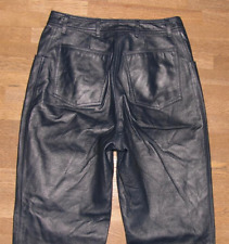 Jeans En Cuir Pour Femmes /