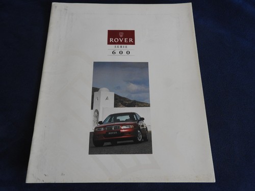 Catalogue rover série 600 - série,