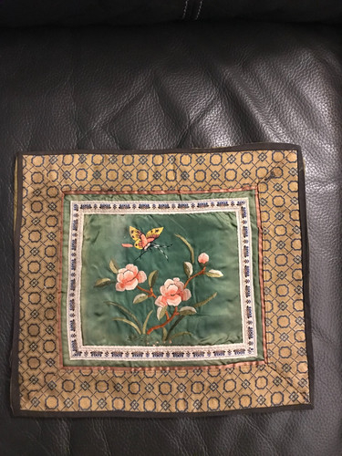 Napperon broderie soie chine - napperon,