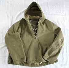 US NAVY FOUL WEATHER RUBBERISED DECK JACKET/PARKA! UTAH BEACH FIND 1944!!