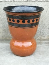 Vase art déco Paul JACQUET ? Primavera ? Céramique poterie moderniste numéroté