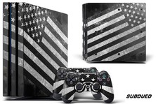 Peau Decal Emballage Pour PS4 Pro PLAYSTATION 4 Console + Manette Stickers Subd