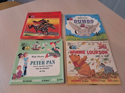 Lot disques livres disney - lot,