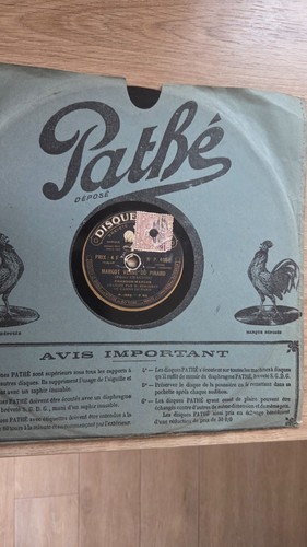 Disque vinyle pathé - vinyle,