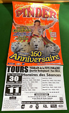 Affiche  Cirque PINDER Jean