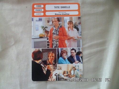 Carte fiche cinema 1990 tatie - fiche,