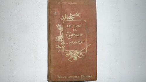 Militaria livre gradé - le,