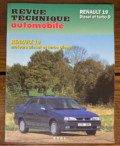 Revue technique renault 9 - technique, 1.9