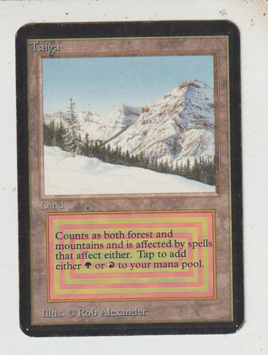 x1 carte TAIGA ALPHA dual land