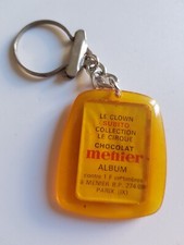 ancien Porte cle - Le Clown SUBITO le Cirque CHOCOLAT MENIER Album contre 1F