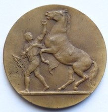 Médaille Comice Agricole Clamecy 1923 Bronze 39gr06