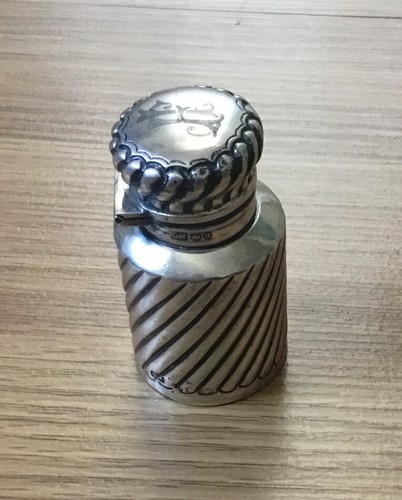 Flacon parfum argent massif - flacon,