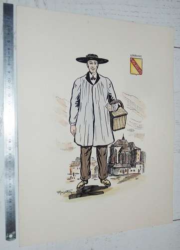 Planche chromo 1955 - planche,