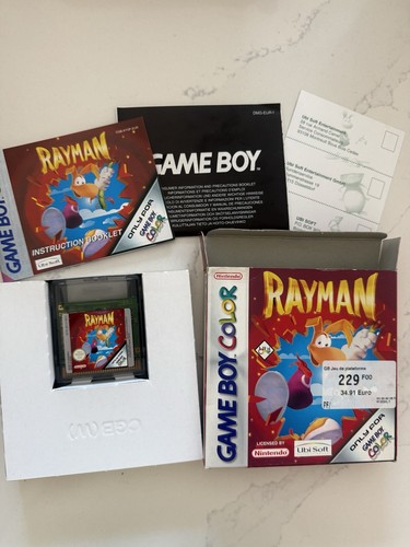 Jeu rayman game boy color - game,