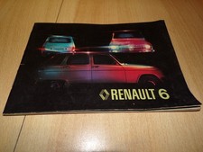 notice d'utilisation RENAULT 6