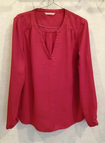 Blouse rouge polyester t38 - blouse,