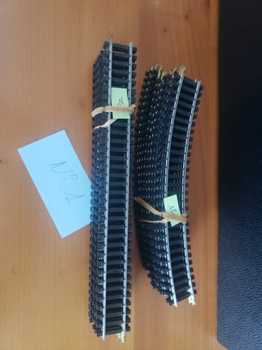 Lot 10 rails droits - de,