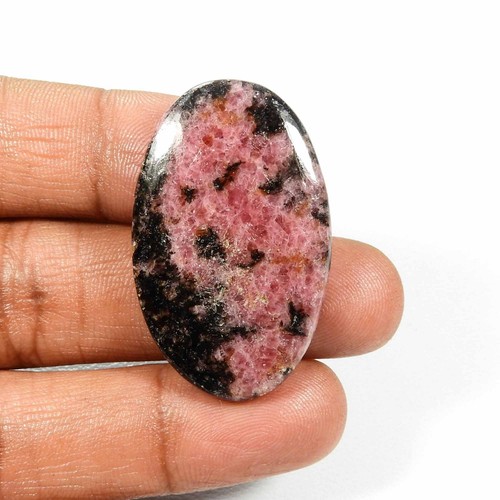 Cabochon rhodonite rose - cabochon, en