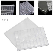 1* compartiment boîte de rangement en plastique porte-vis étui organisateur co