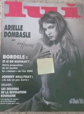 Magazine LUI. n 35. Septembre 1990. Arielle Dombasle.