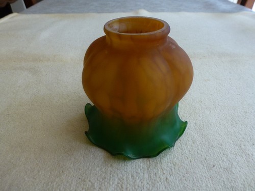 Ancien verre lampe tulipe - de,