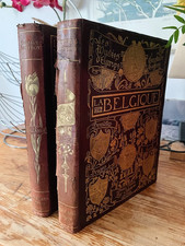 lot deux livres d'art de collection Belgique hollande. dorures 