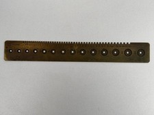 Outil ancien de Bijoutier en acier Echelle de Montandon Ressort Horloger